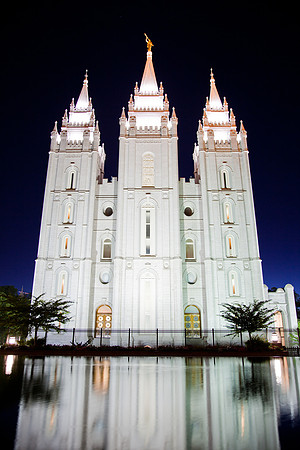Salt Lake City Mormon Temple September 11, 2010
