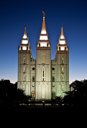 Salt Lake City Mormon Temple September 11, 2010